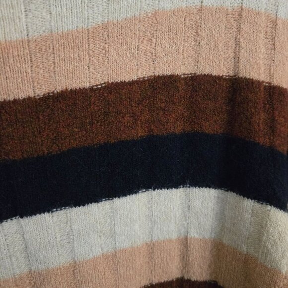 Madewell Evercrest NWT Striped Pullover Coziest Knit Sweater Size XXL - Picture 5 of 8
